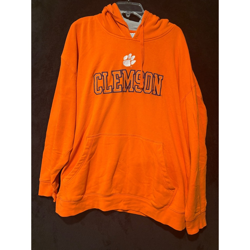 Champion Clemson Tigers Hoodie Pullover‎ NCAA College Graphic 2XL
